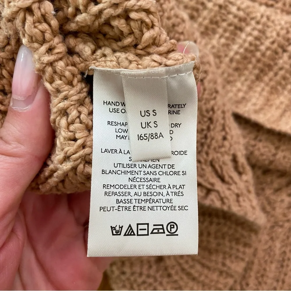 Free People Seasons Change Sweater Size S in Almond - Picture 12 of 13